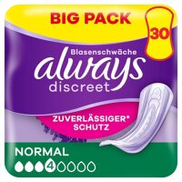Always discreet Einlagen Blasenschwäche 4 Schutz...