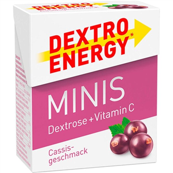 Dextro Energy Minis Johannisbeere 50 g Traubenzucker Energielieferant