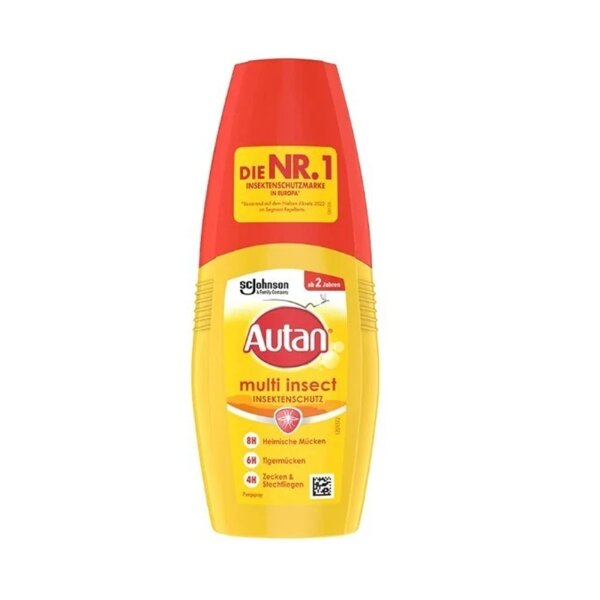 Autan Multi Insect Pumpspray gegen Mücken Zecken Stechfliegen 100 ml