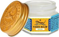 Tiger Balm Weiß 20 g Das Original extrastark Rückenschmerzen Massage Natürlicher Balsam bei Erkältungsbeschwerden