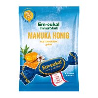 Em eukal Manuka Honig gefüllte Hustenbonbons...