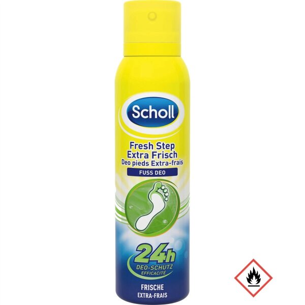 Scholl Fuß Deo extra frisch 48h Antitranspirant Fußspray 150 ml