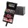 Schminkkoffer Beauty Case black 82 Teile Leder Koffer Zmile Kosmetik