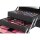 Schminkkoffer Beauty Case black 82 Teile Leder Koffer Zmile Kosmetik