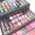 Schminkkoffer Beauty Case black 82 Teile Leder Koffer Zmile Kosmetik