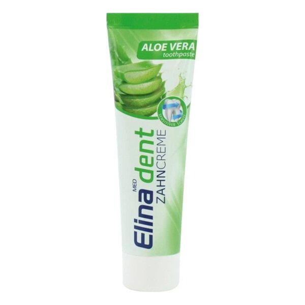 Elina Zahncreme Aloe Vera sensitive Schutz mit Fluorid 100 ml