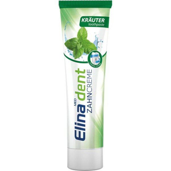 Elina Zahncreme Kräuter ohne Fluorid Zahnpasta 100 ml