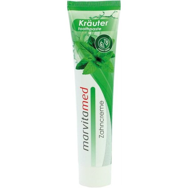 Marvita Kräuter Zahncreme Zahnpasta ohne Fluorid 125 ml