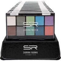 Kosmetischer Lidschatten Sabrina Rudnik 10 Farben blau...