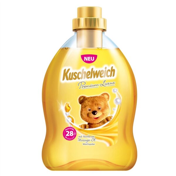 Kuschelweich Premium Luxus Weichspüler mit Moringa Öl 28 WL 750 ml