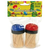 Zahnstocher 400 Stück Zahnhölzer...