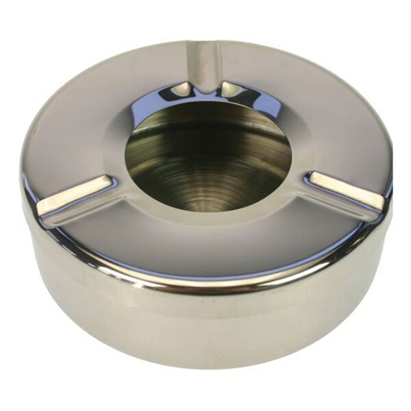 Aschenbecher Edelstahl Sturmaschenbecher Windaschenbecher Gastro 11 x 3,5 cm