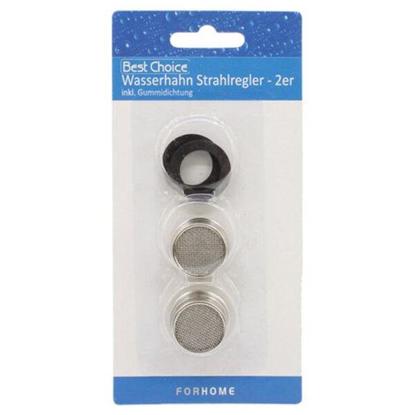 Wasserhahn Strahlregler inkl. Dichtungsring 2er Pack