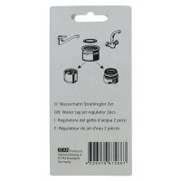 Wasserhahn Strahlregler inkl. Dichtungsring 2er Pack
