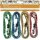 Spanngurte Spanngummi Gummispanner Gepäckgurt Gepäckspanner 75 cm mit Haken 4er Set Farben