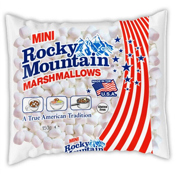 Rocky Mountain Mini Marshmallows Mellow Speck Weich aus den USA 150 g