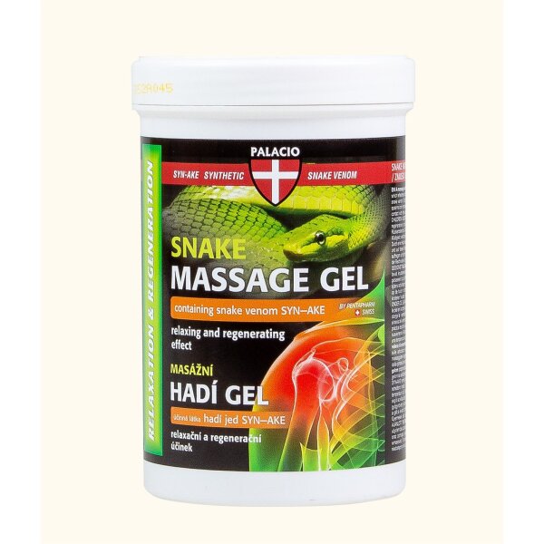 Palacio Schlangengift Massagegel Intensive Entspannung für Muskeln & Gelenke 380 ml
