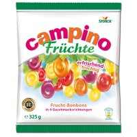 Campino Früchte Fruchtbonbons Lutschbonbons in 4...