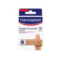 Hansaplast Fingerstrips 16 Stück 40 g Elastic Wund...