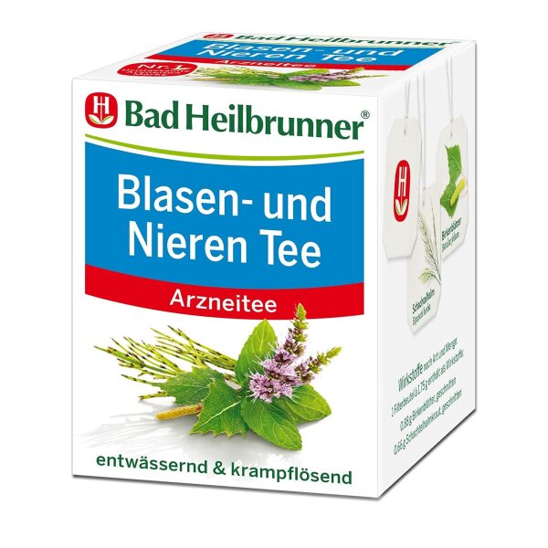 Bad Heilbrunner Blasen- und Nierentee Filterbeutel Tassenfertig