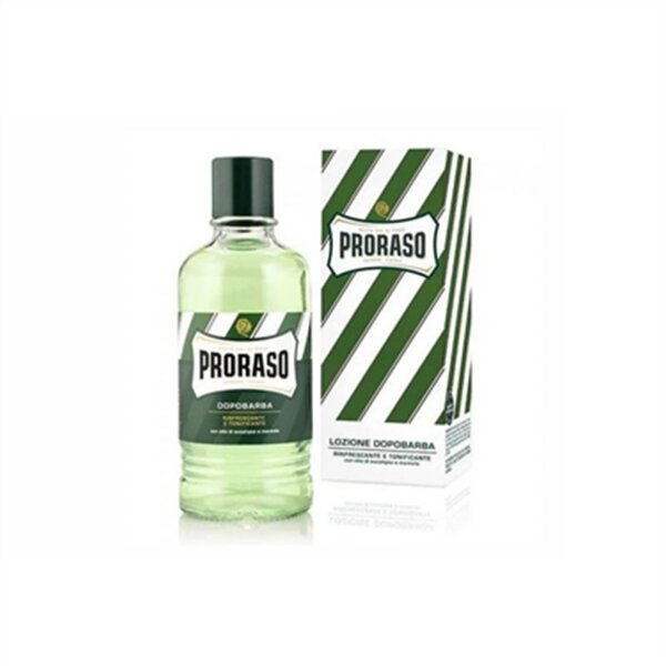 Proraso Green Aftershave Lotion Menthol Eukalyptus 400 ml new formula