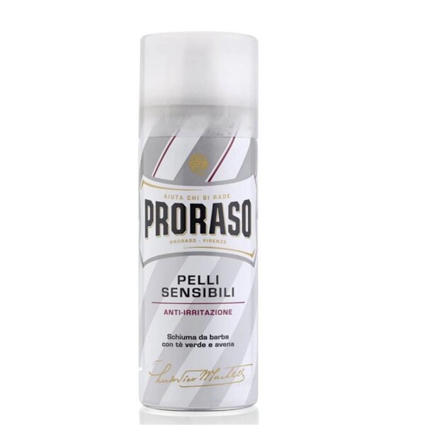Proraso Rasierschaum sensitive Hafer & Grüner Tee weiss Reisegröße 50 ml